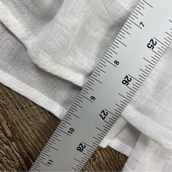 Jessica Simpson Dress Women M White Square Neck Tiered Rayon Lined Mini Crochet - Picture 6 of 10